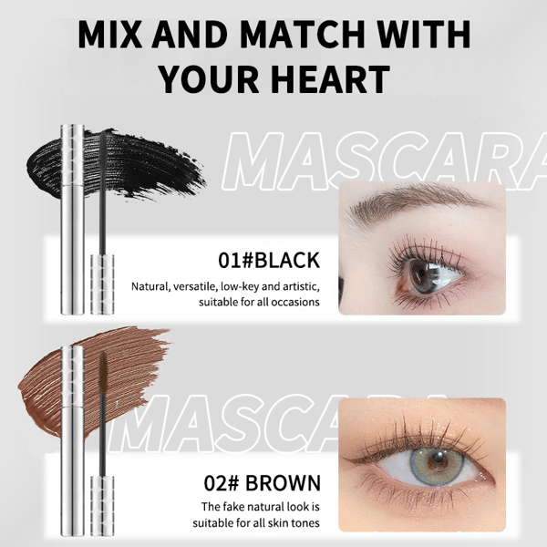 🎁💖Mascara Black & Brown Duo For Lash Makeup
