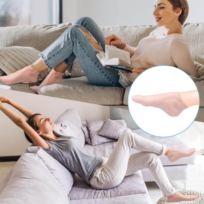 🔥 Moisturising Foot Mask – Exfoliating Silicone Socks – Beach Protective Socks