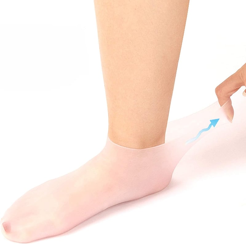 🔥 Moisturising Foot Mask – Exfoliating Silicone Socks – Beach Protective Socks