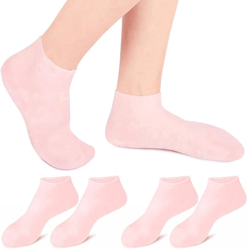 🔥 Moisturising Foot Mask – Exfoliating Silicone Socks – Beach Protective Socks