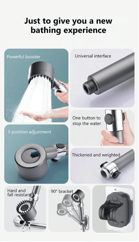 German multifunctional massage shower