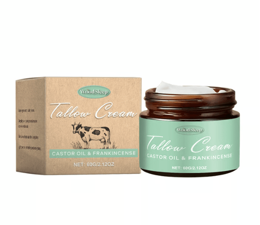 🌿 Organic Whipped Tallow Balm with Castor Oil & Frankincense for Natural Skincare & Moisturising ✨