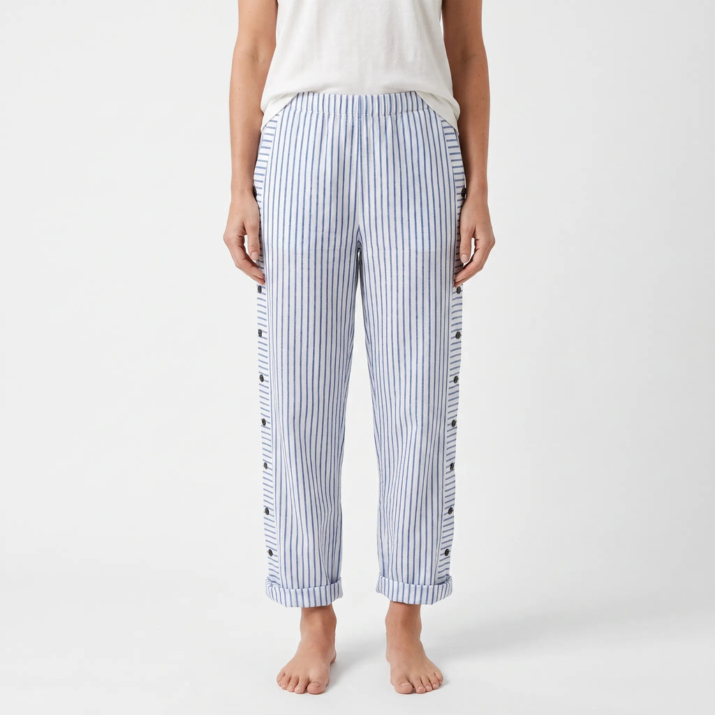 Aeratea - Ladies Casual Summer Striped Trousers