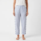 Aeratea - Ladies Casual Summer Striped Trousers