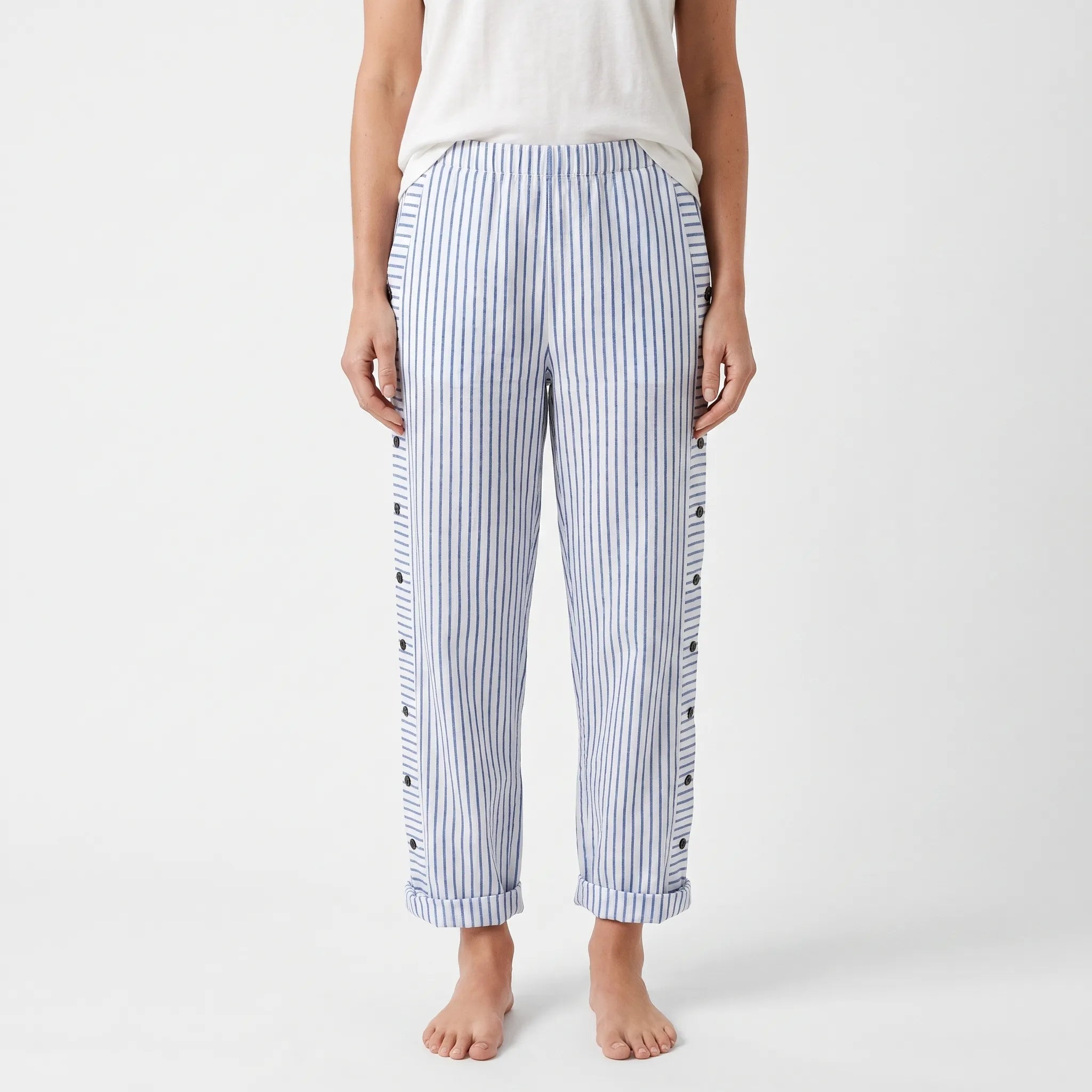 Aeratea - Ladies Casual Summer Striped Trousers