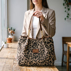 Alvera - Leopard Print Everyday Tote Bag