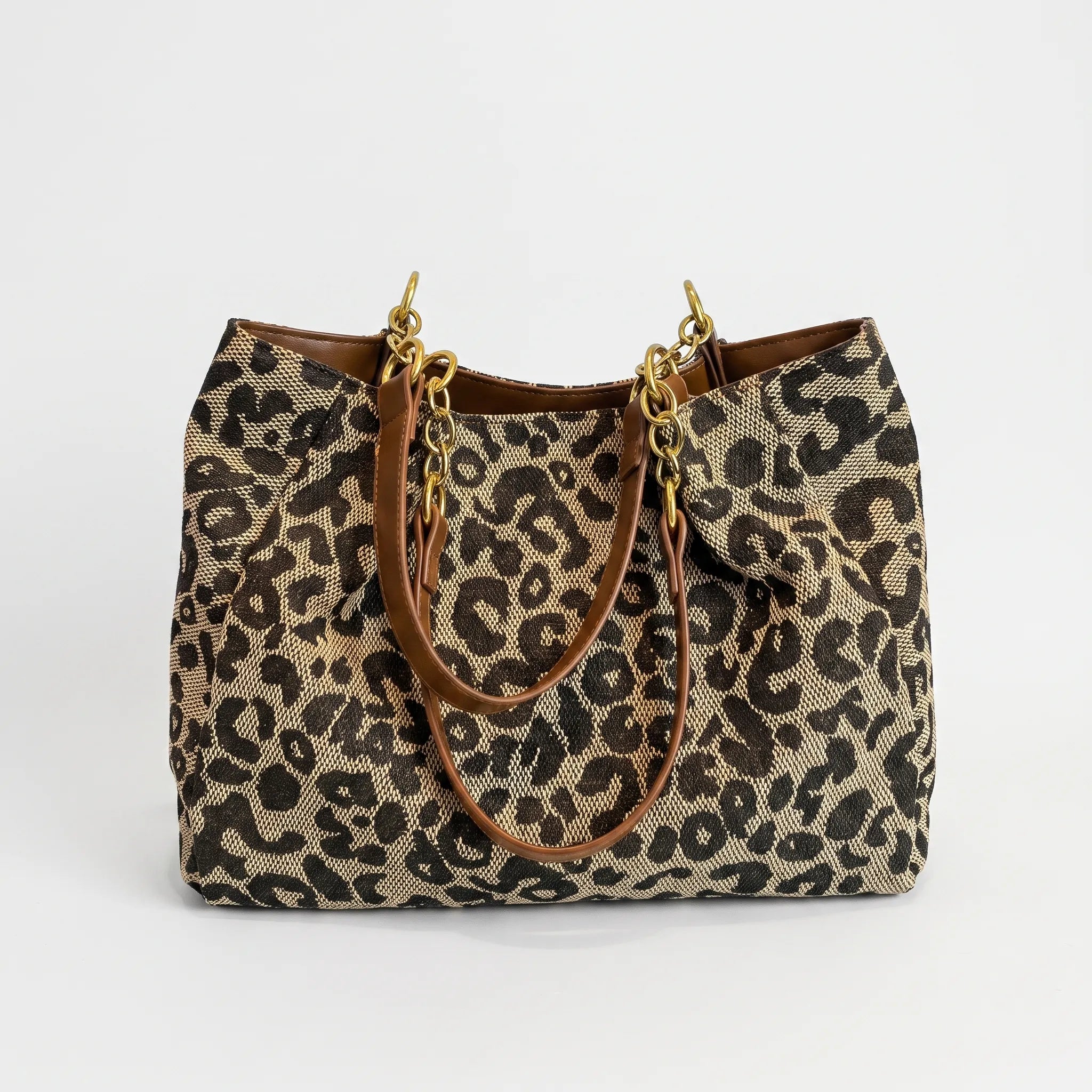 Alvera - Leopard Print Everyday Tote Bag