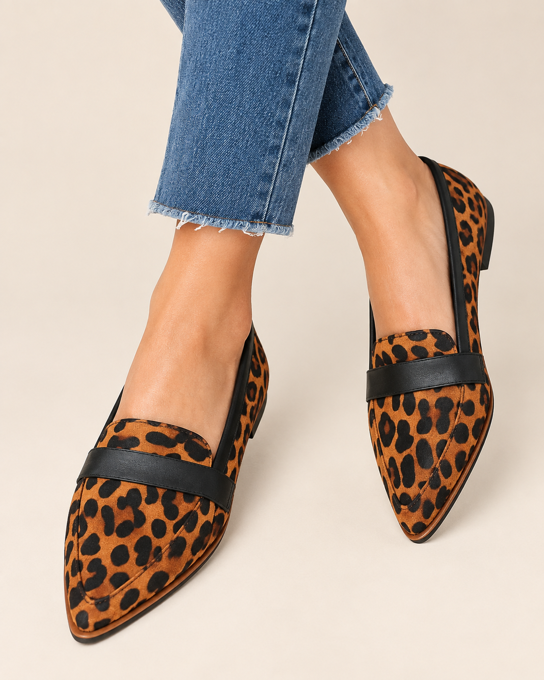 Amara | Women's Chic Faux Suede Loafers