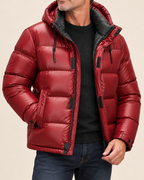 Anton | Men's Quilted Puffer Jacket with Hood