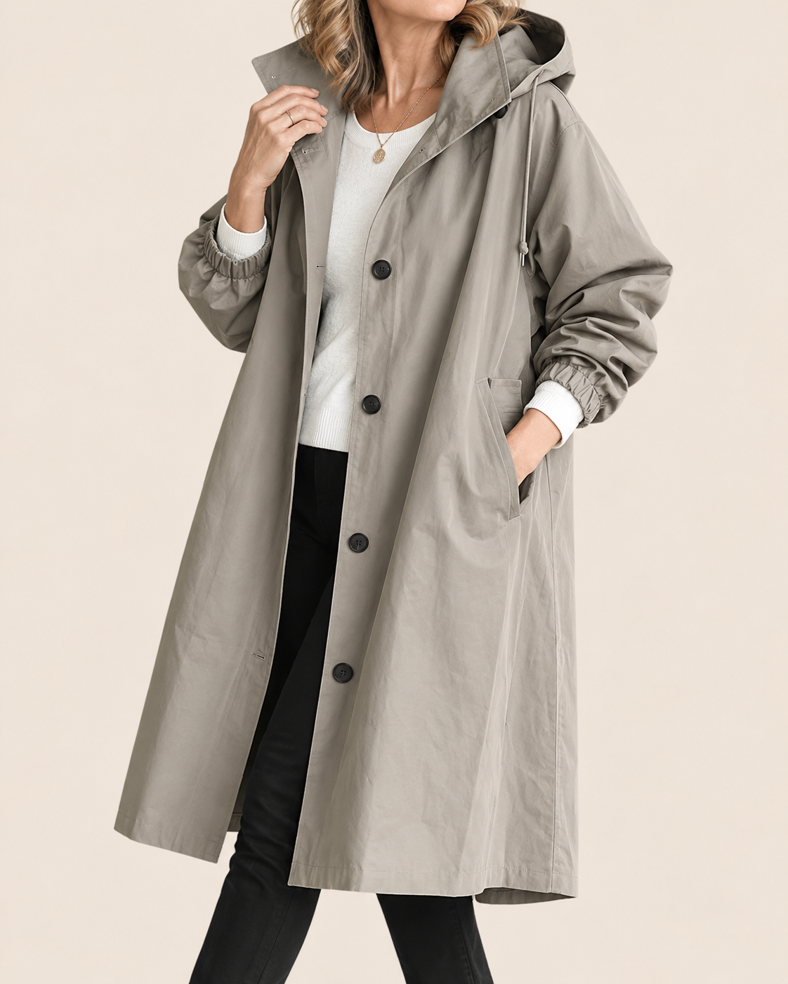 Anwen | Women's Relaxed Long Trench Coat