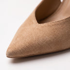 Aveline - Pointed Toe Slingback Heels