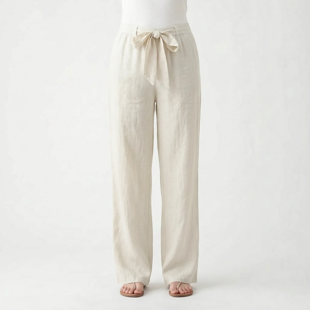 Breezura - Relaxed Fit Wide Leg Trousers