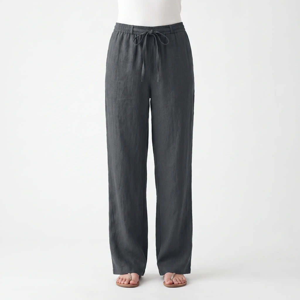 Breezura - Relaxed Fit Wide Leg Trousers