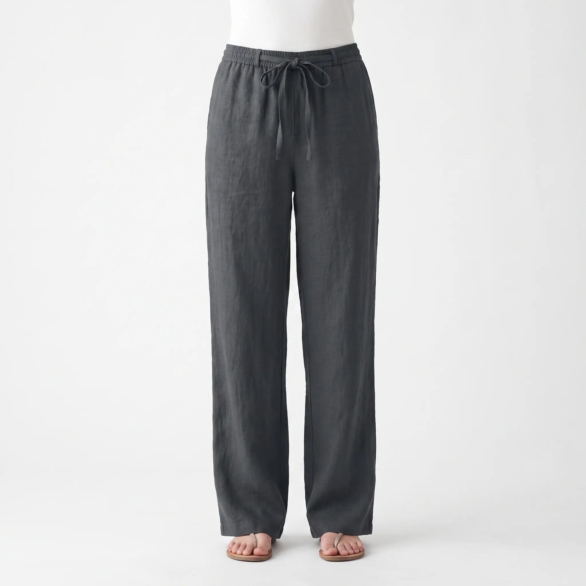 Breezura - Relaxed Fit Wide Leg Trousers