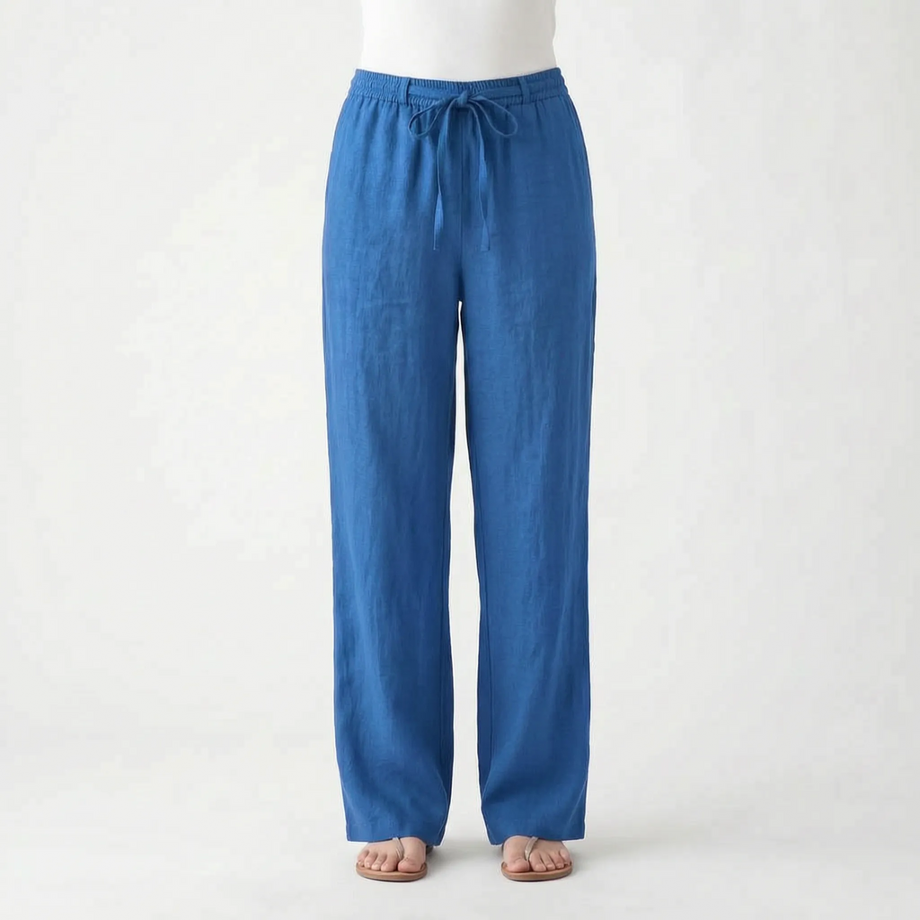 Breezura - Relaxed Fit Wide Leg Trousers
