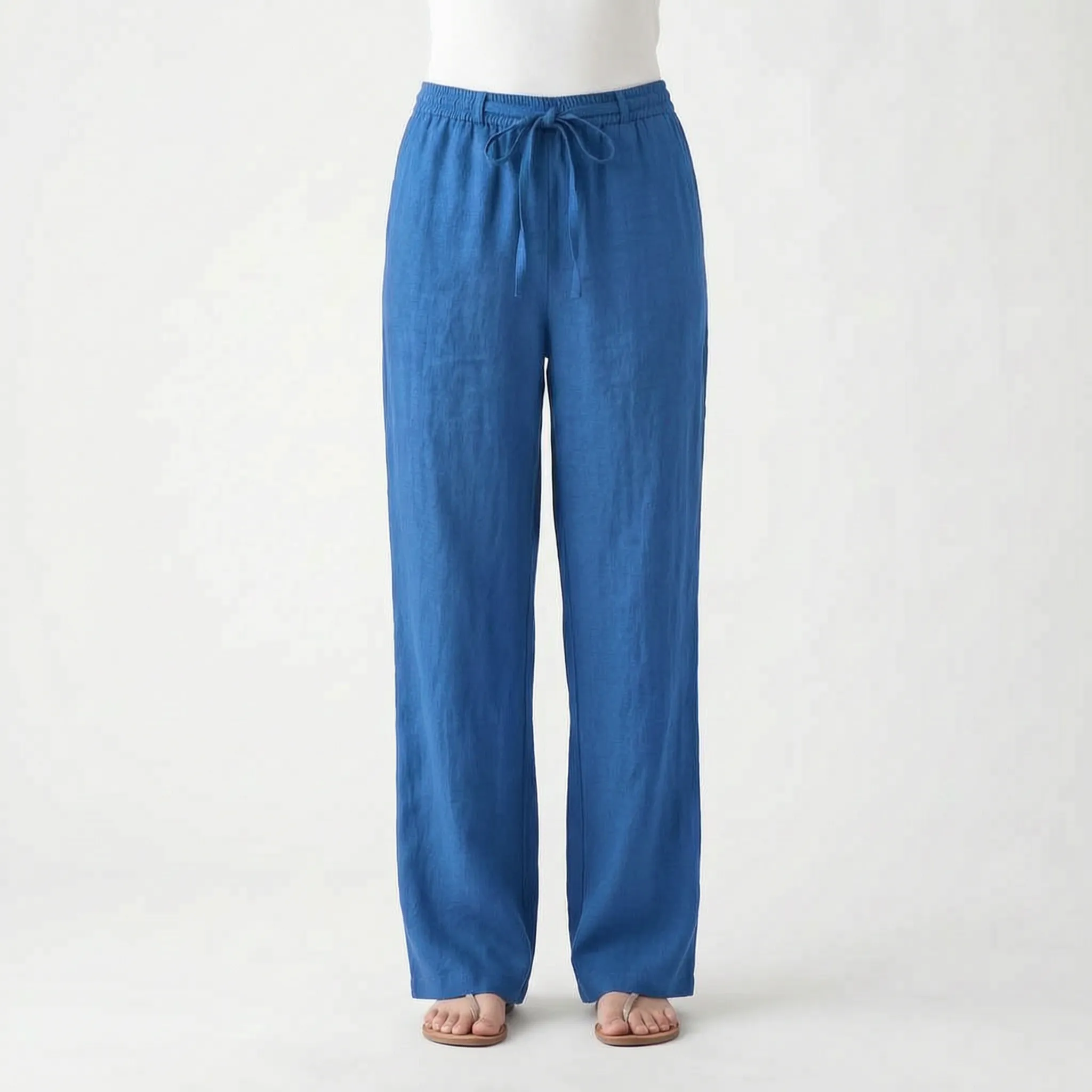 Breezura - Relaxed Fit Wide Leg Trousers