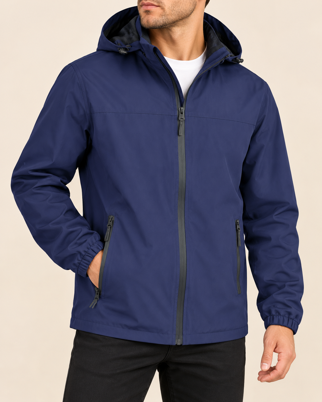 Caden | Men's Waterproof Hooded Jacket