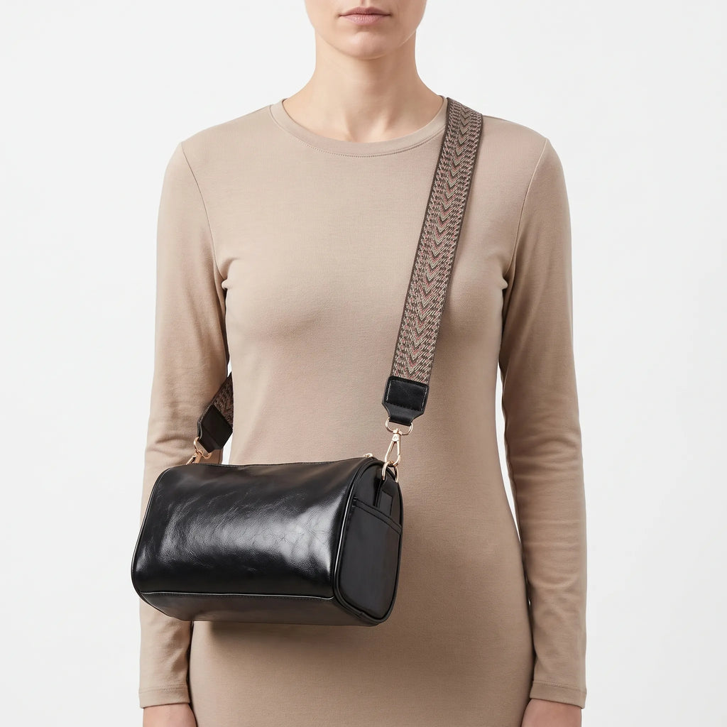 Crosslyn - Vintage Style Structured Crossbody Bag