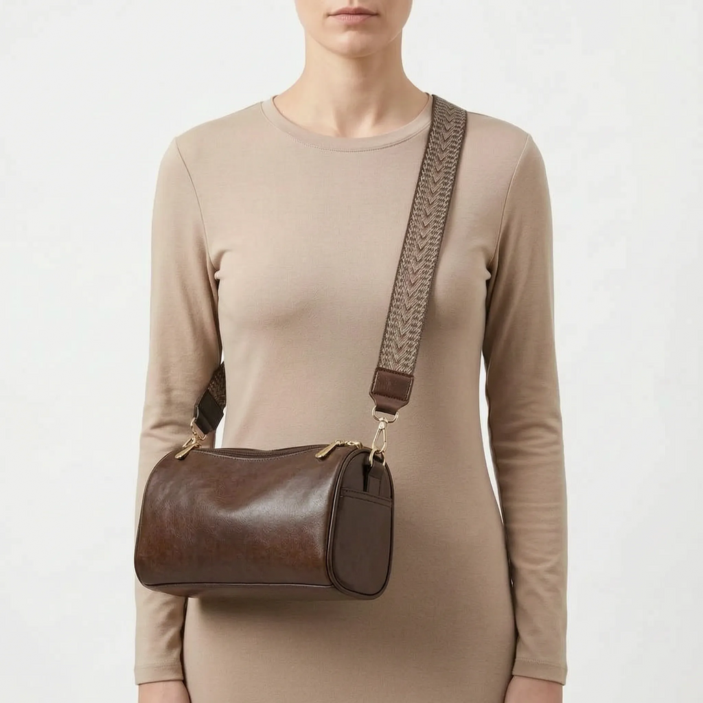 Crosslyn - Vintage Style Structured Crossbody Bag