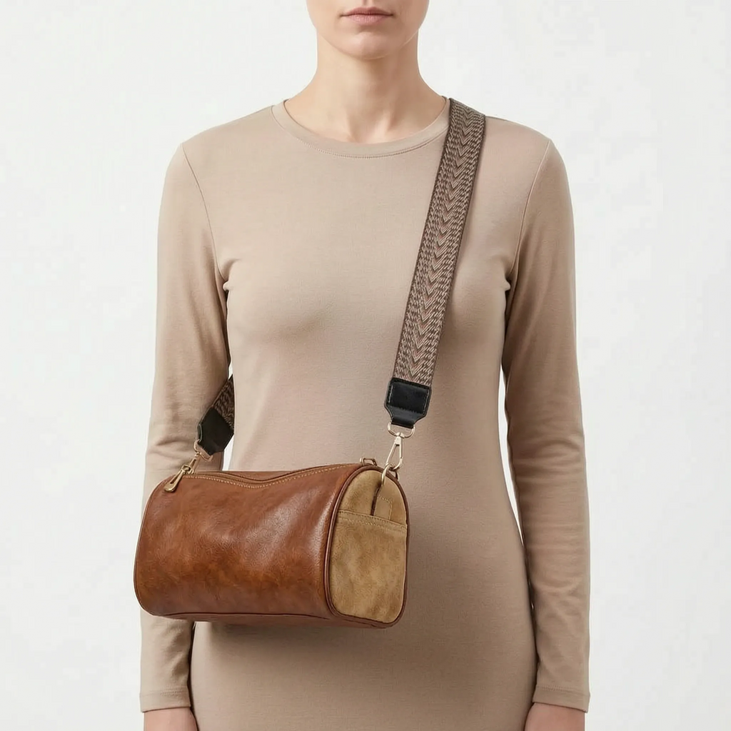 Crosslyn - Vintage Style Structured Crossbody Bag