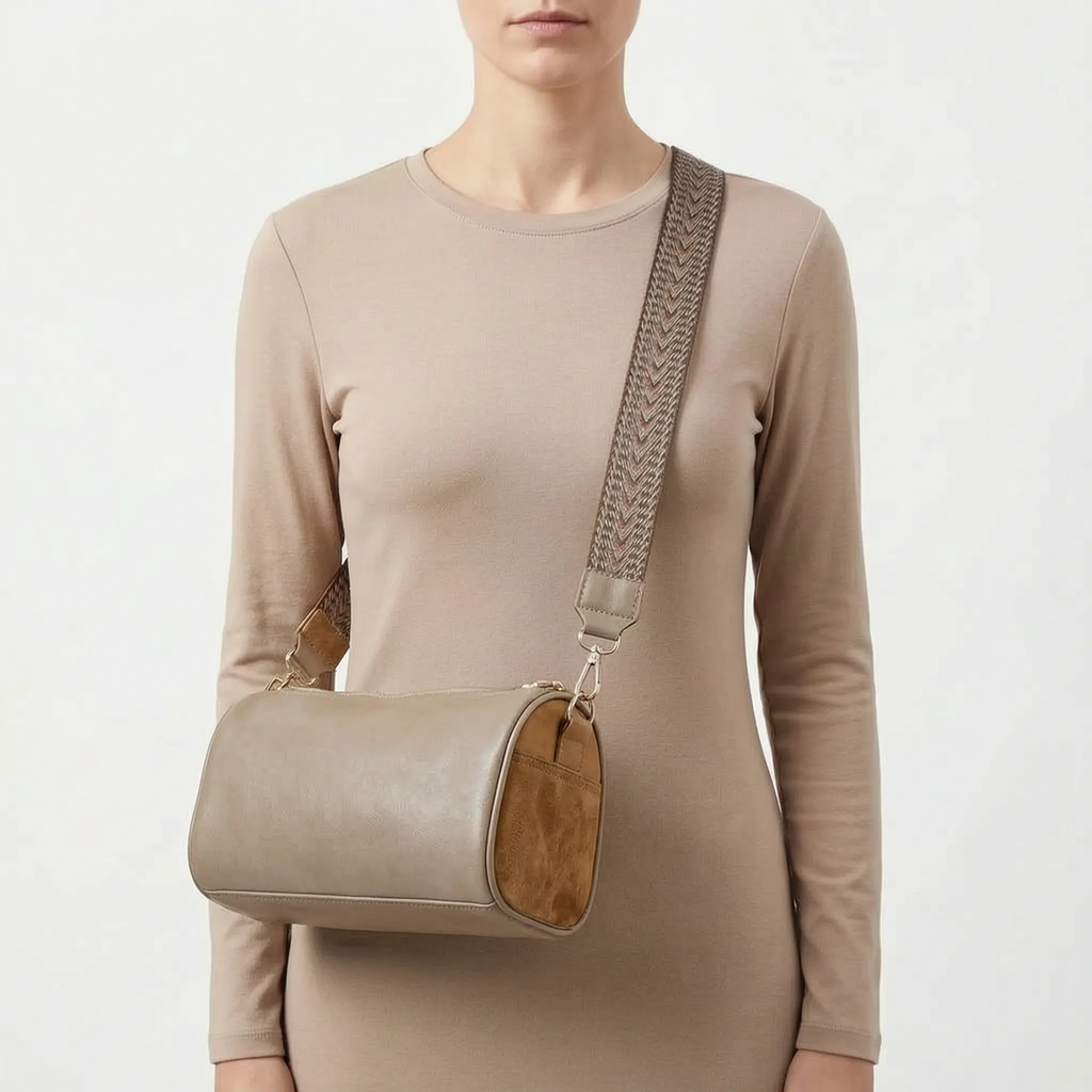 Crosslyn - Vintage Style Structured Crossbody Bag