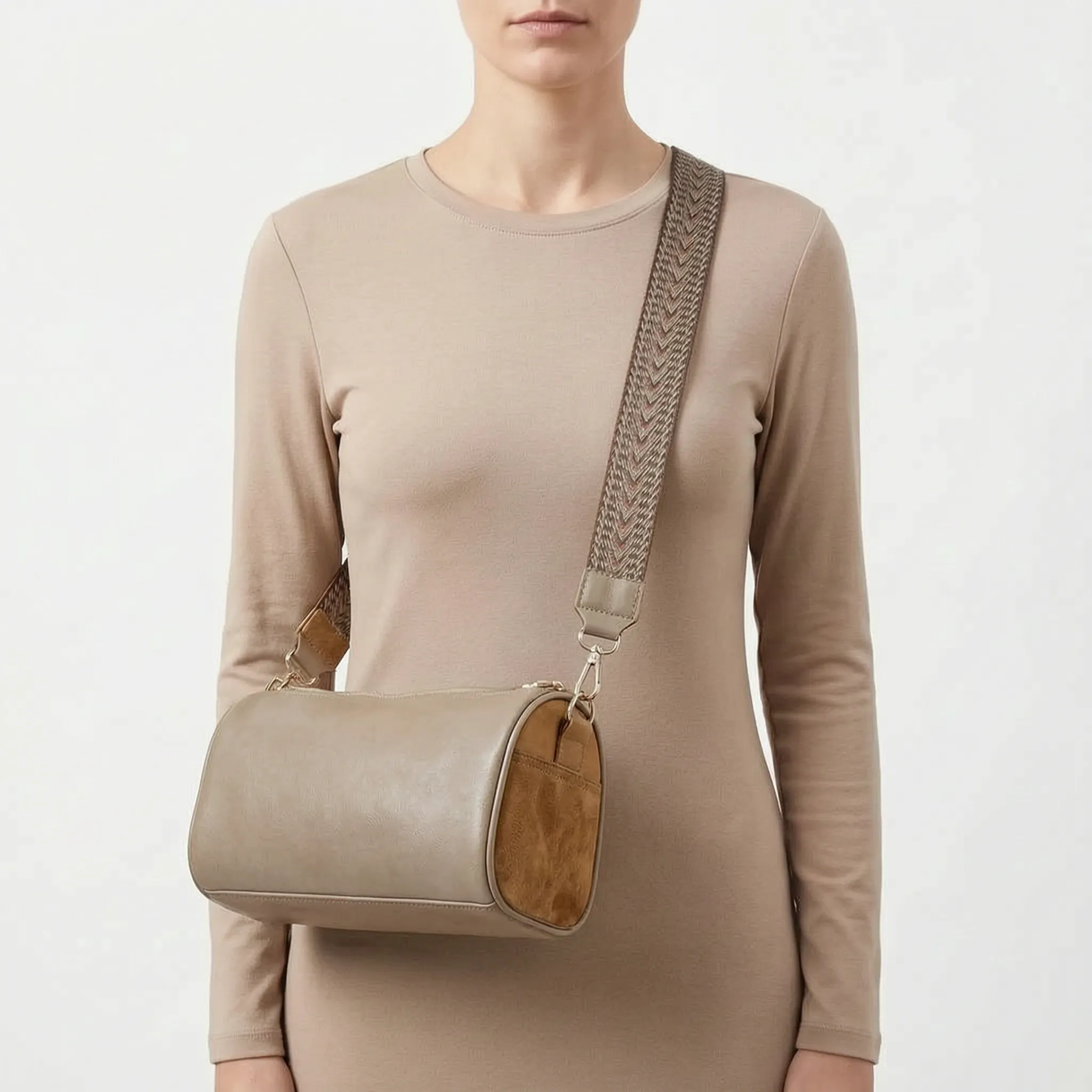 Crosslyn - Vintage Style Structured Crossbody Bag