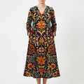 Navy Floral