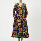 Florique - Relaxed Fit Floral Midi Dress