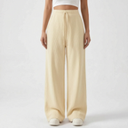 Flowelle - High-Waisted Wide Leg Ladies Trousers