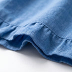 Fraylia - Relaxed Fit Frayed Edge Womens Blouse
