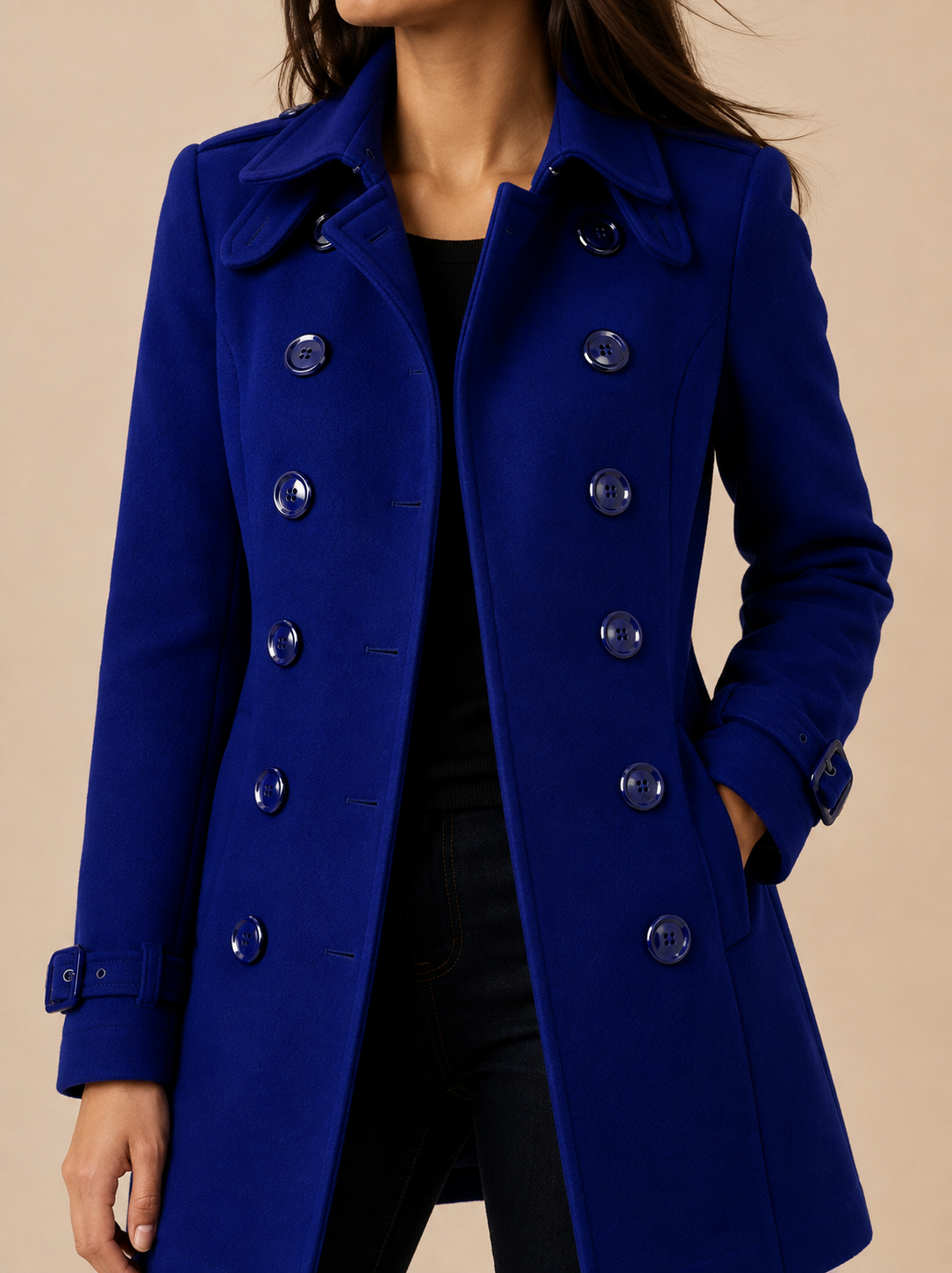 Greta | Women's Classic Double-Breasted Winter Coat
