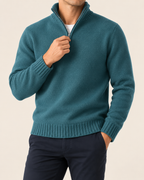 Idris | Men's Classic Quarter Zip Knitted Jumper