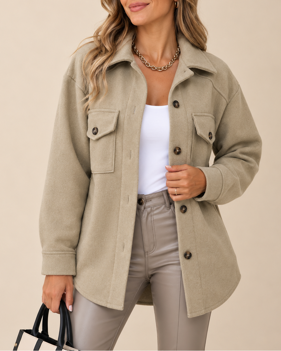 Lennox | Women's Casual Button-Up Cagoule Jacket
