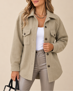Lennox | Women's Casual Button-Up Cagoule Jacket