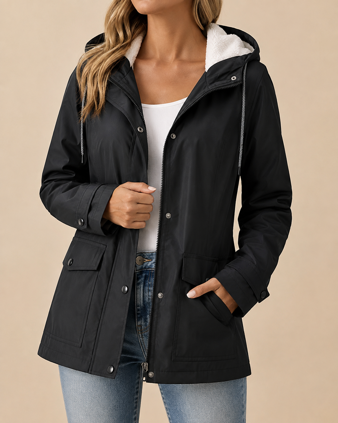 Maisie | Women's Stylish Water-Resistant Jacket with Cosy Lining