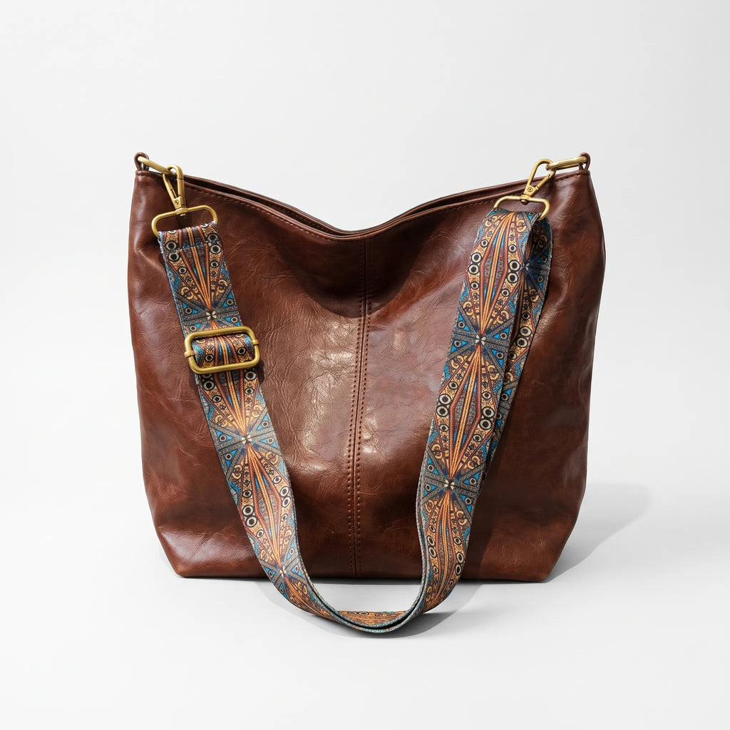 Marinta - Vintage Style Slouchy Shoulder Bag