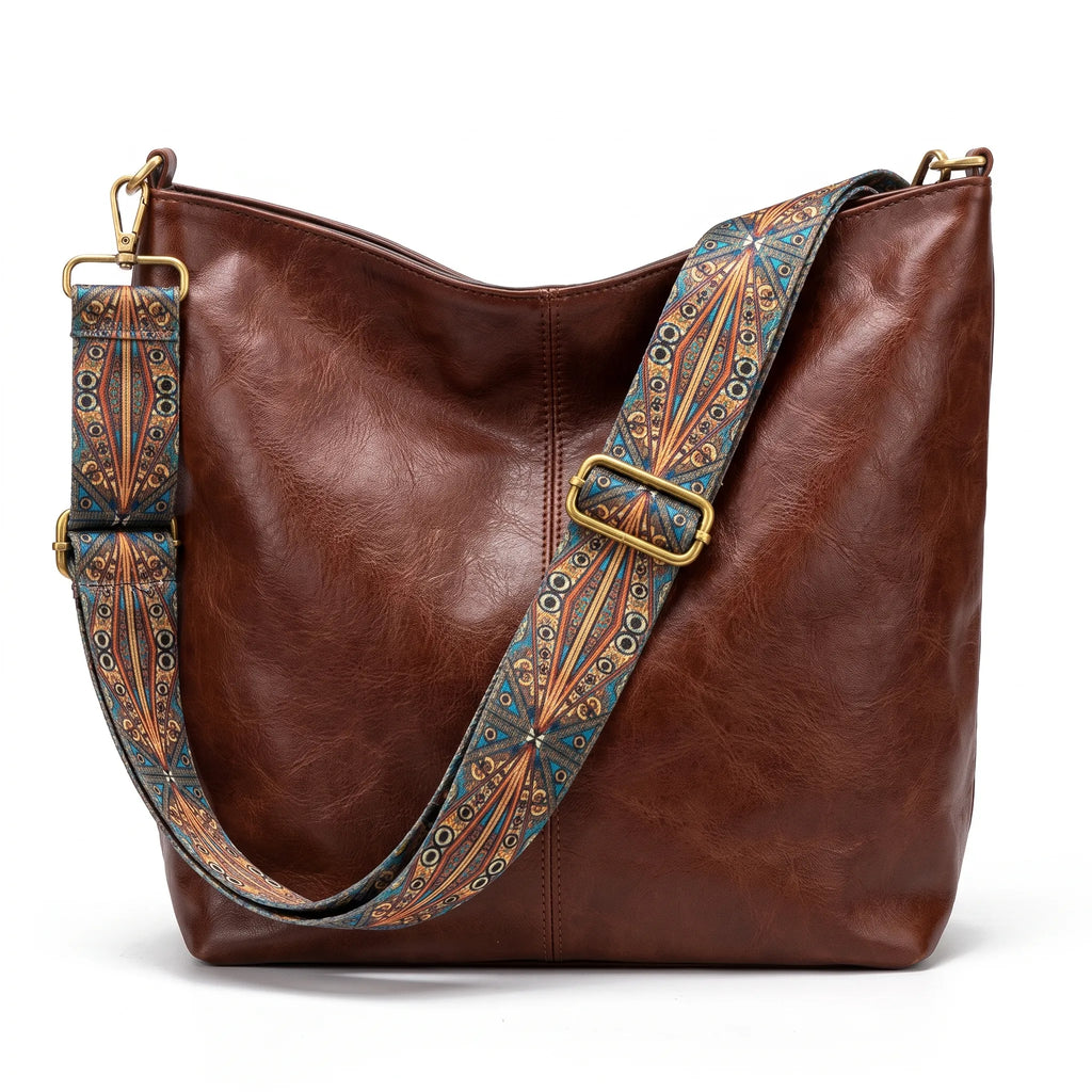Marinta - Vintage Style Slouchy Shoulder Bag