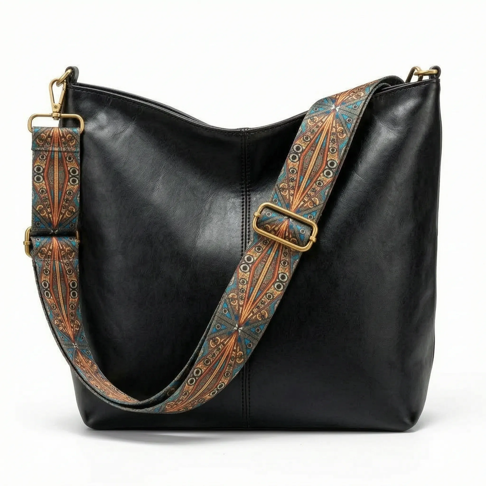 Marinta - Vintage Style Slouchy Shoulder Bag