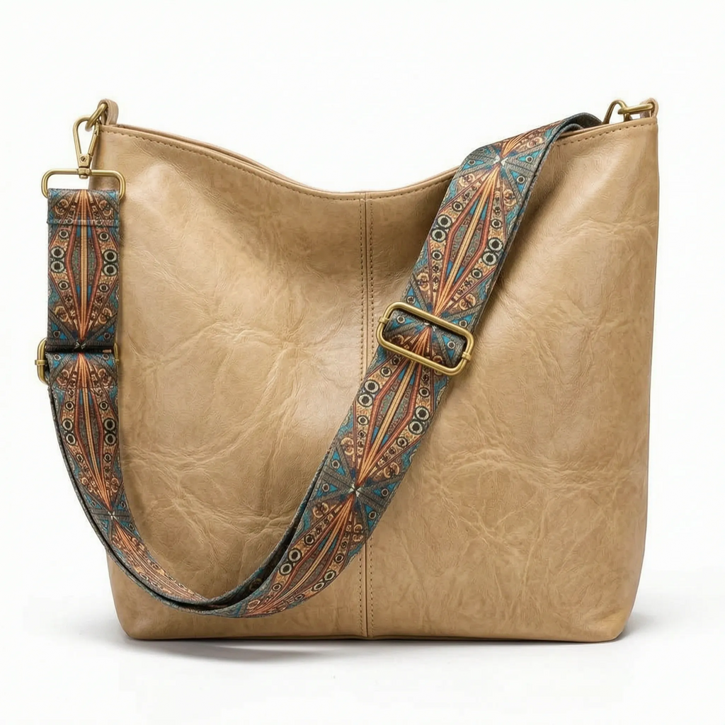 Marinta - Vintage Style Slouchy Shoulder Bag