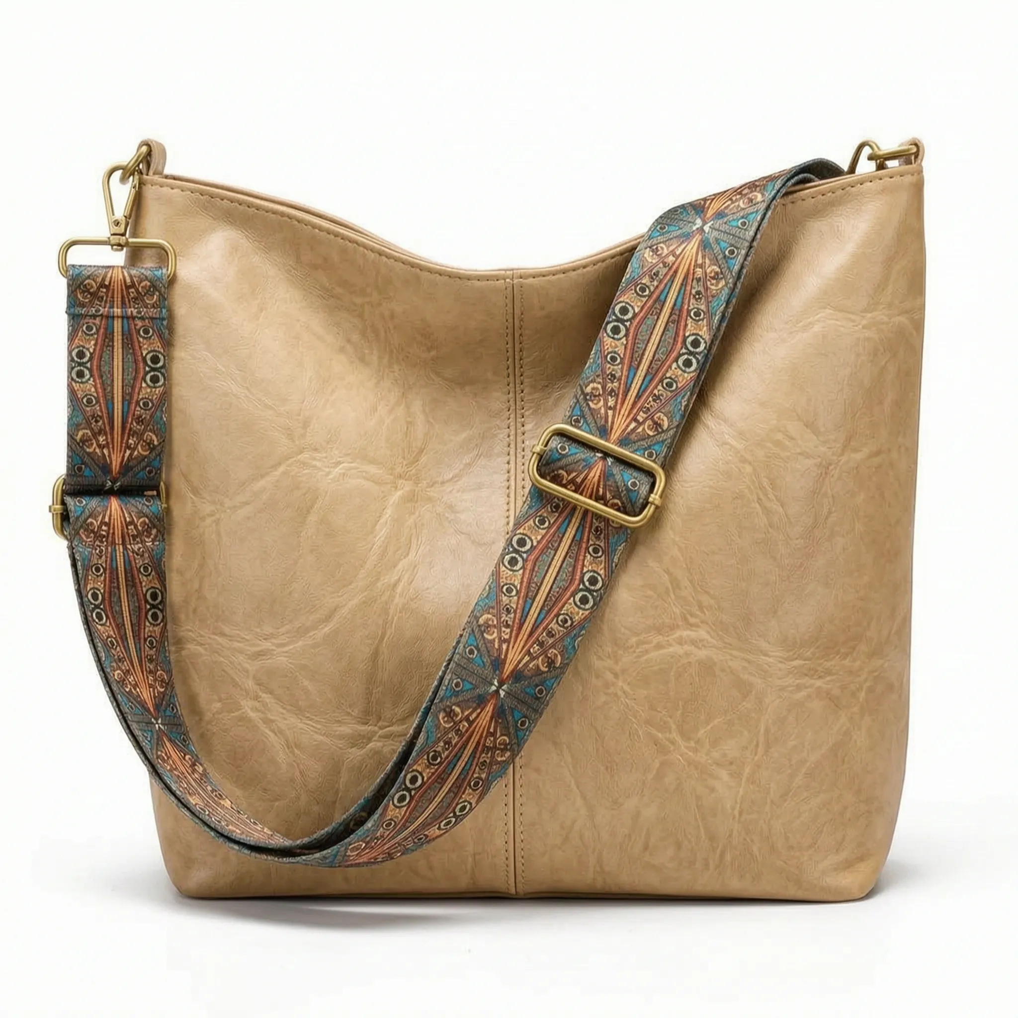 Marinta - Vintage Style Slouchy Shoulder Bag