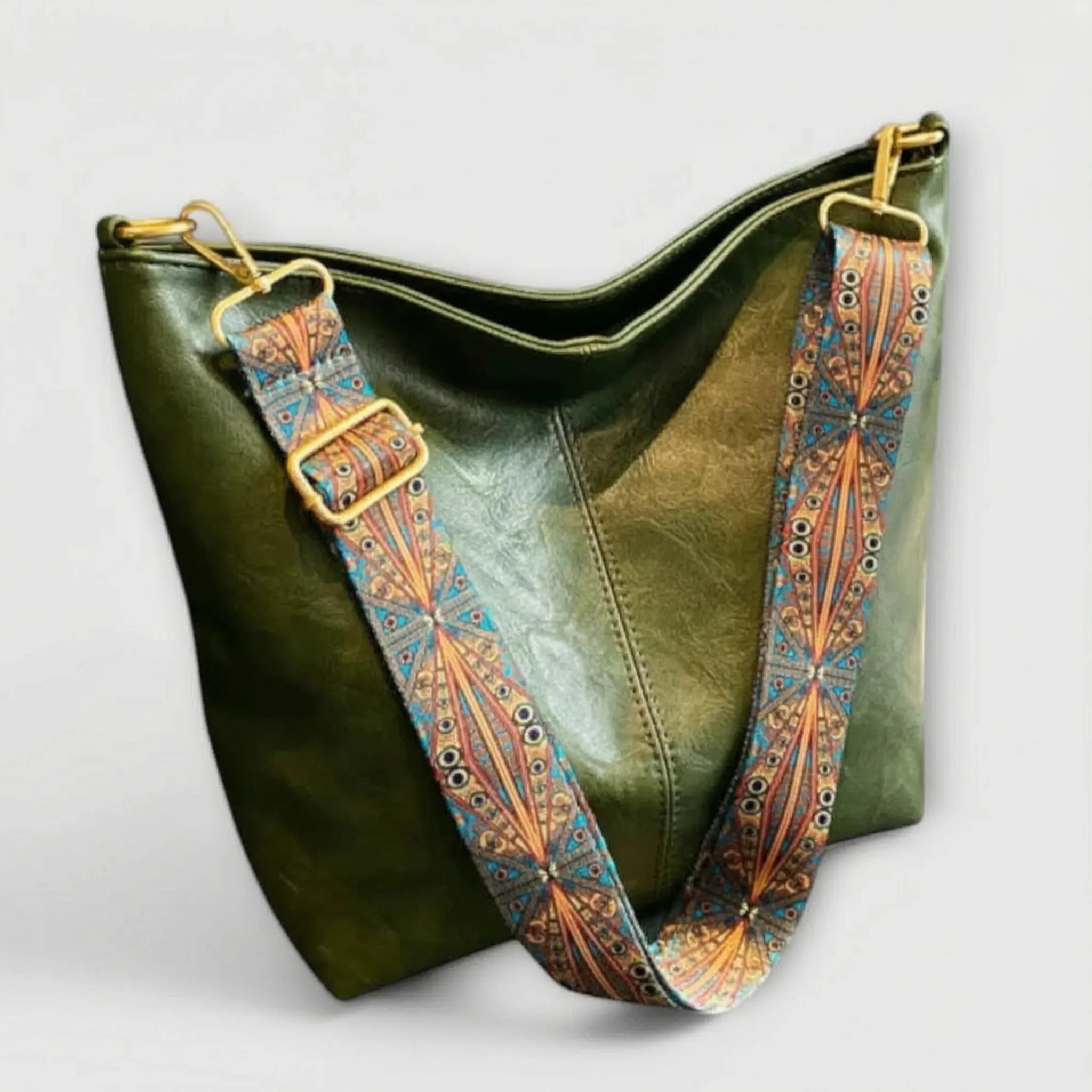 Marinta - Vintage Style Slouchy Shoulder Bag