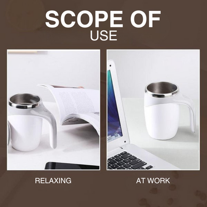 Magnetic Automatic Self-Stirring Coffee Mug