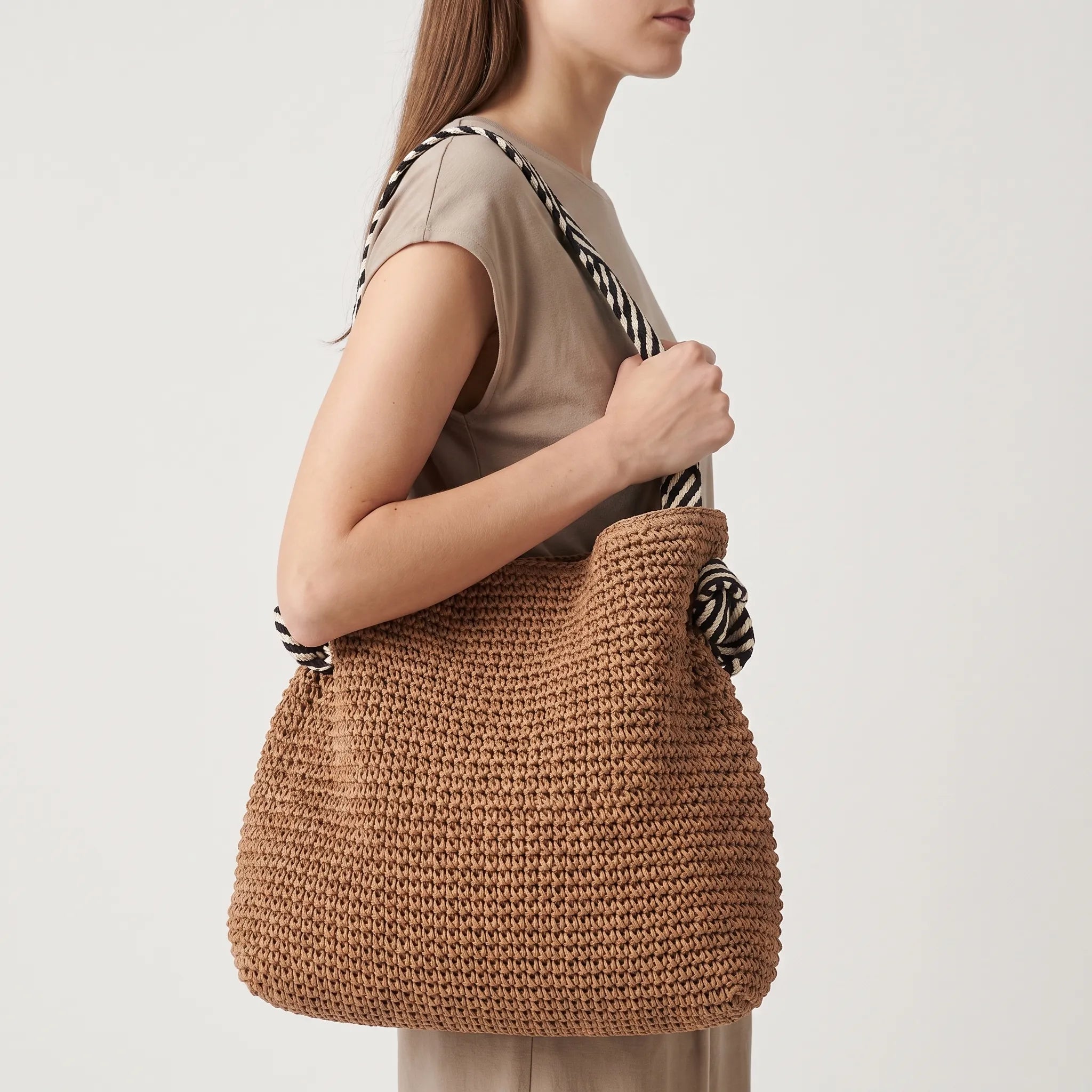 Novara - Textured Boho Shoulder Bag