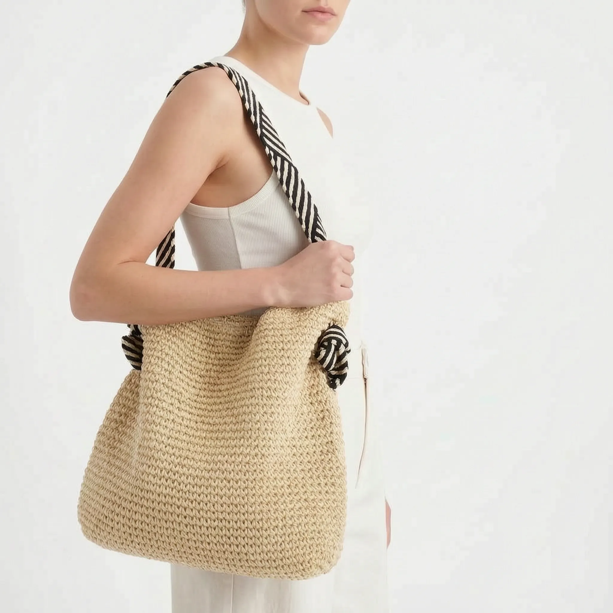 Novara - Textured Boho Shoulder Bag