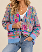 Orla | Women's Colourful Knit Cardigan