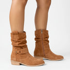 Orthea - Casual Slouchy Orthopaedic Mid-Calf Boots