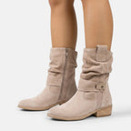 Orthea - Casual Slouchy Orthopaedic Mid-Calf Boots