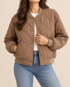 Ren | Women's Quilted Bomber Jacket