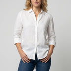 Velsia - Classic Relaxed Button-Down Shirt