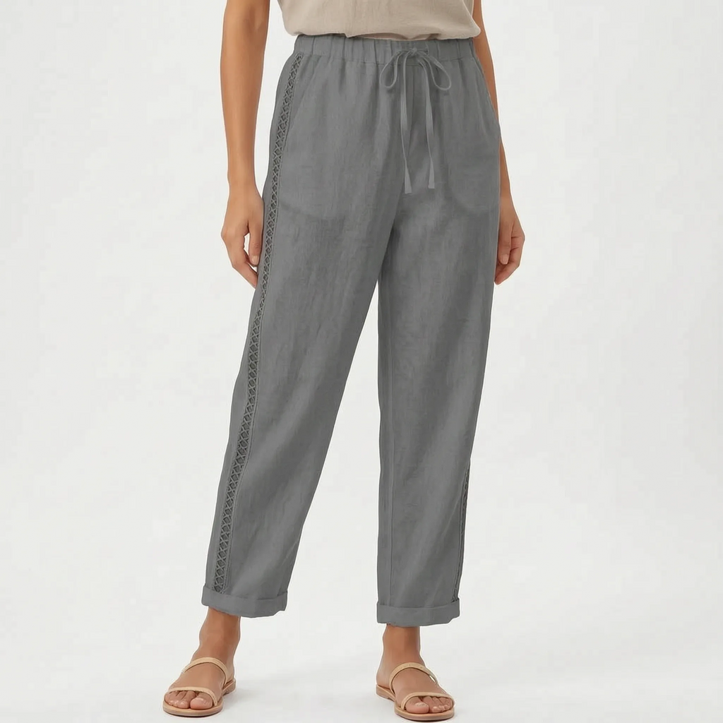 Vestra - High Waisted Tapered Trousers